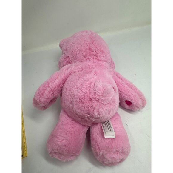 Care Bears Cheer Bear 12 Inch Pink Plush Stuffed Animal Rainbow Heart Belly - Picture 5 of 5